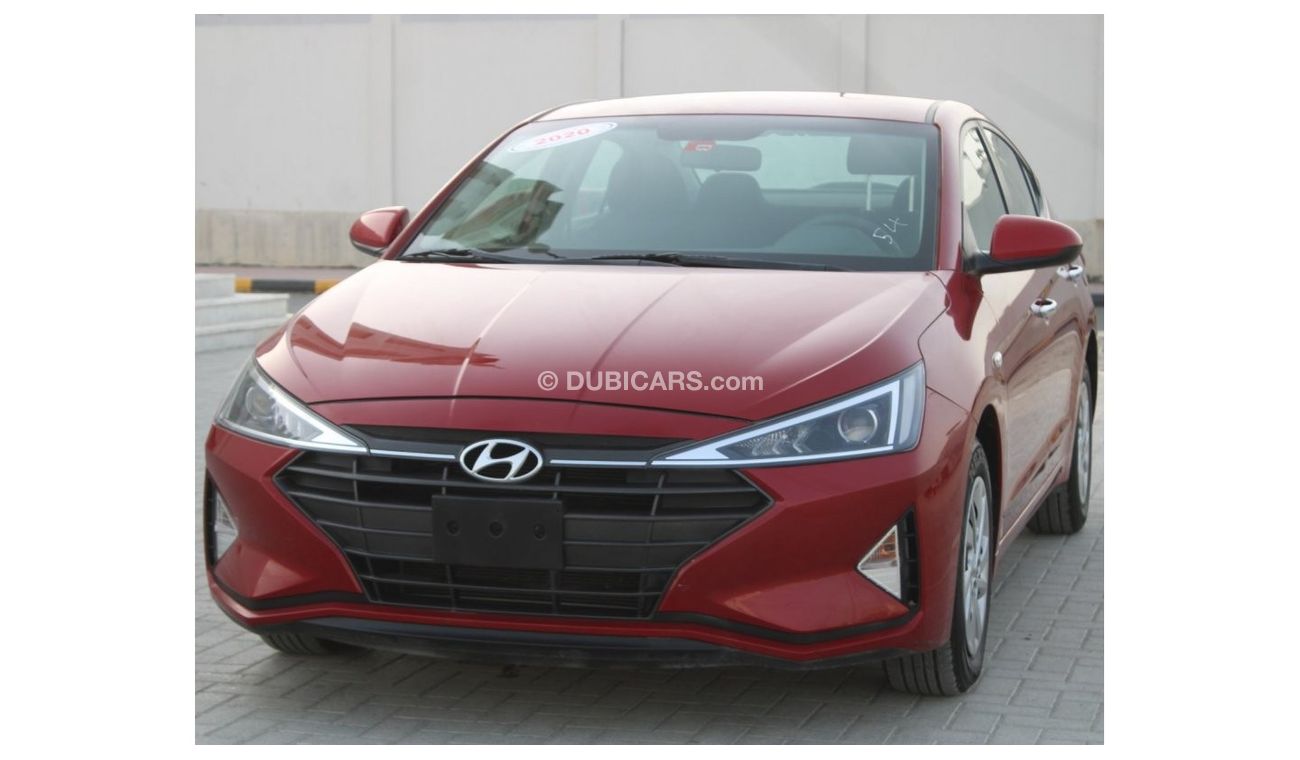 هيونداي إلانترا هيونداى النترا 2020 احمر خليجي بحالة ممتارزة بدون حوادث