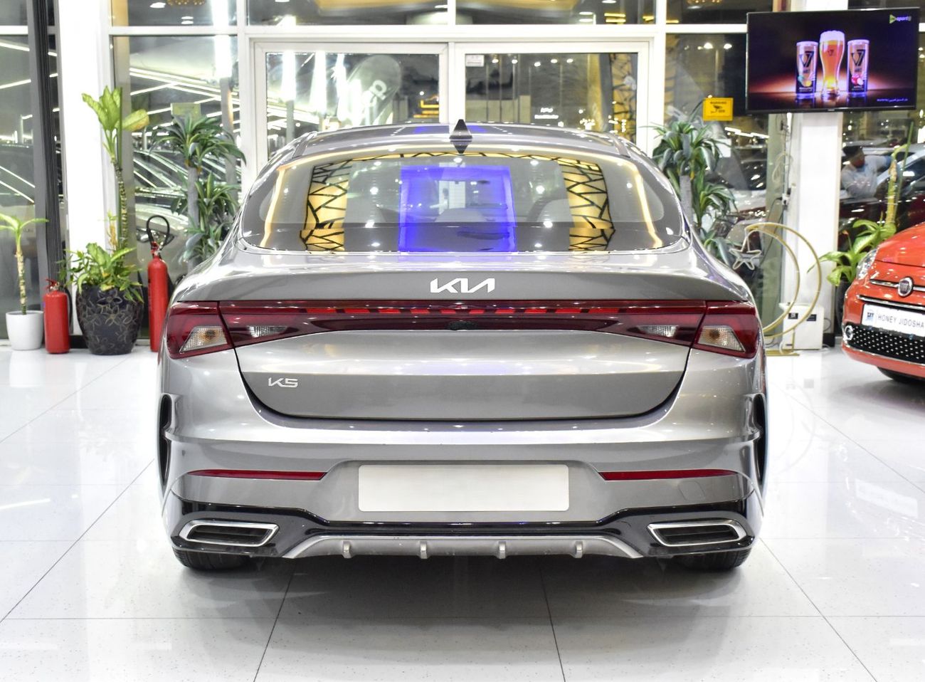 Kia K5 EXCELLENT DEAL for our KIA K5 ( 2023 Model ) in Silver Color GCC Specs