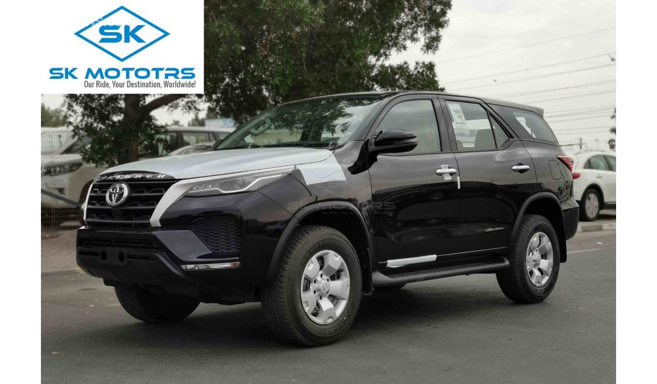 Toyota Fortuner 2.7L 4CY Petrol, 17" Tyre, Fabric Seats, LED Headlights, Bluetooth, Front & Rear A/C (CODE # TFMO01)