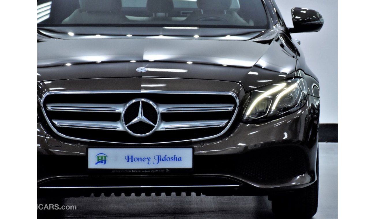 مرسيدس بنز E200 EXCELLENT DEAL for our Mercedes Benz E200 ( 2017 Model ) in Brown Color GCC Specs