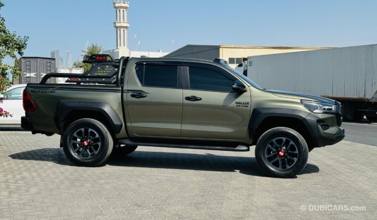 Toyota Hilux 2022 | RHD | MODIFIED WITH GR SPORT KIT | PREMIUM BLACK SPORTS BAR WITH BASKET | AFTER MARKET SIDE F