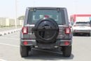 Jeep Wrangler Unlimited Sahara JEEP WRANGLER UNLIMTED SAHARA SPECIAL EDITION 2021 GCC VERY LOW MILEAGE WITH AGENCY