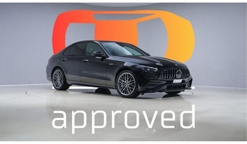 مرسيدس بنز سي 43 ايه ام جي - 2 Years Approved Warranty - Approved Prepared Vehicle