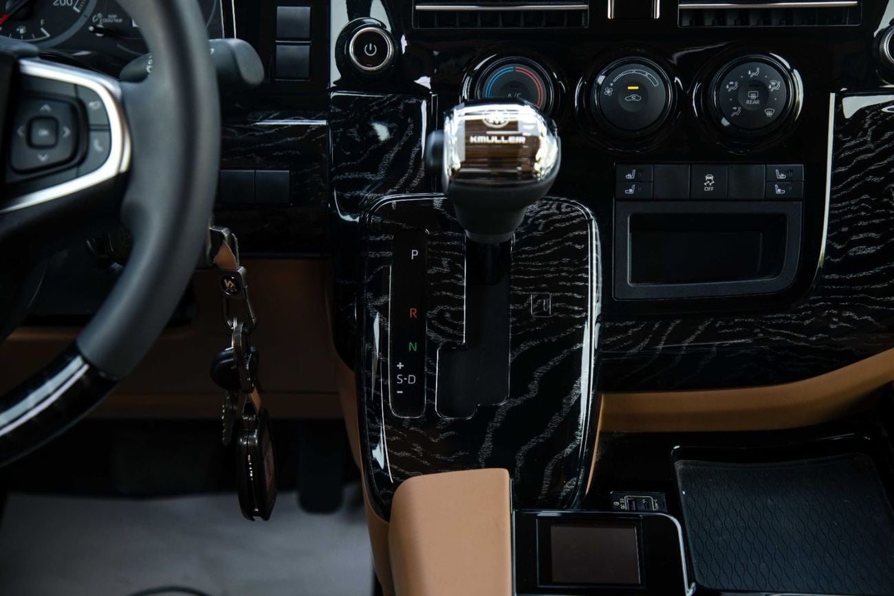 Toyota Hiace Alpha AL680 KMuller Edition 3.5L - Black Inside Brown | Export Only