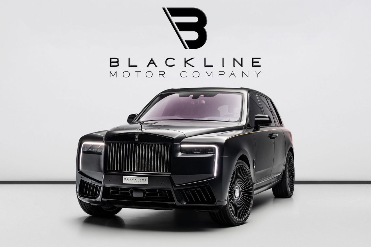 رولز رويس كولينان BUY NOW, PAY 2027 | THE BLACKLINE STANDARD | 12 Months Warranty, Low KMs, European Spec