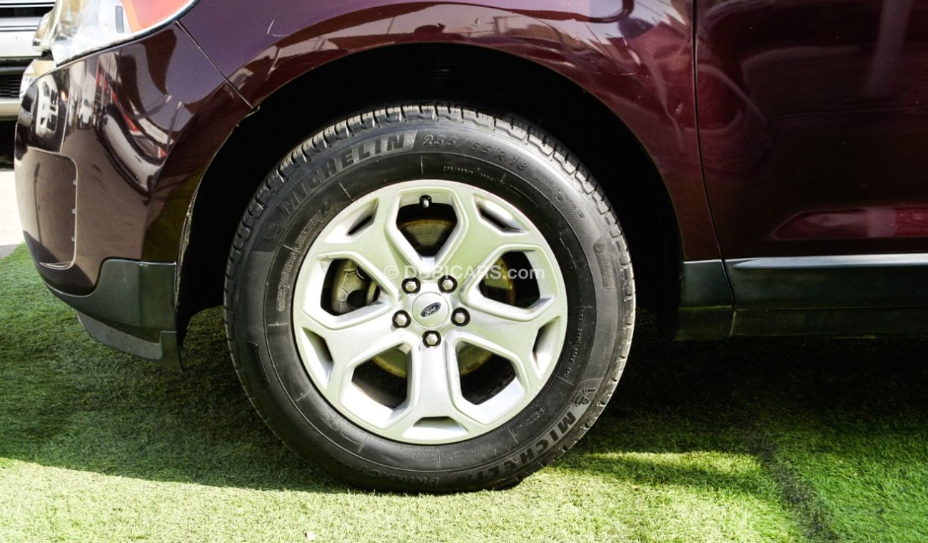 Ford Edge Gulf without accidents No. 2, burgundy, inside beige, without accidents, cruise control, rear wing c