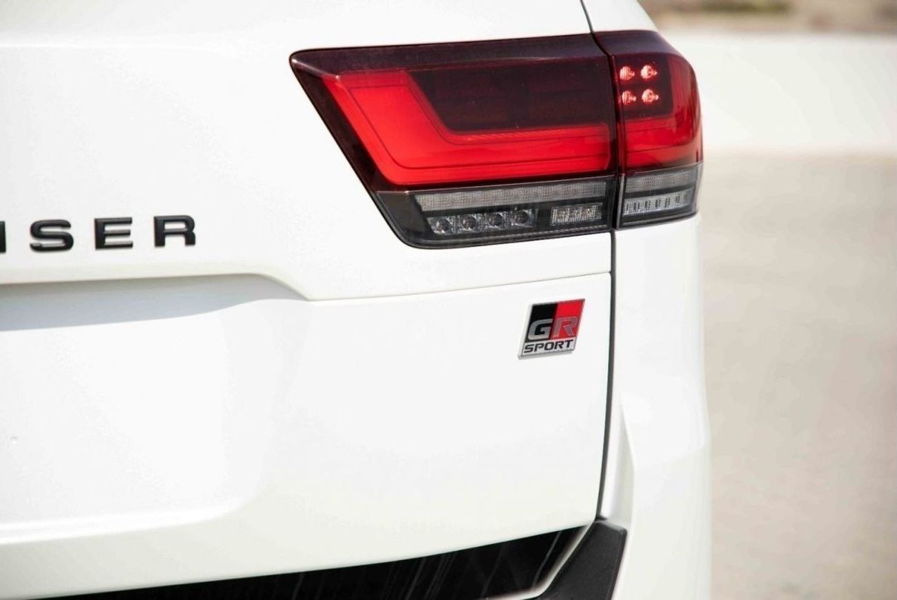 Toyota Land Cruiser 2023 Toyota LC 3.3 TT GR Sport - White inside Maroon | Export Only