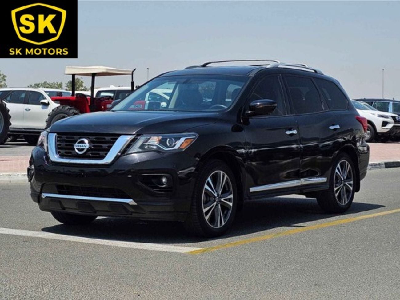 نيسان باثفايندر PLATINIUM/ 4WD V6/ DUAL SUNROOF/ HEATING-COOLING SEATS/  BUTTON START/ 758 Monthly /LOT#25362