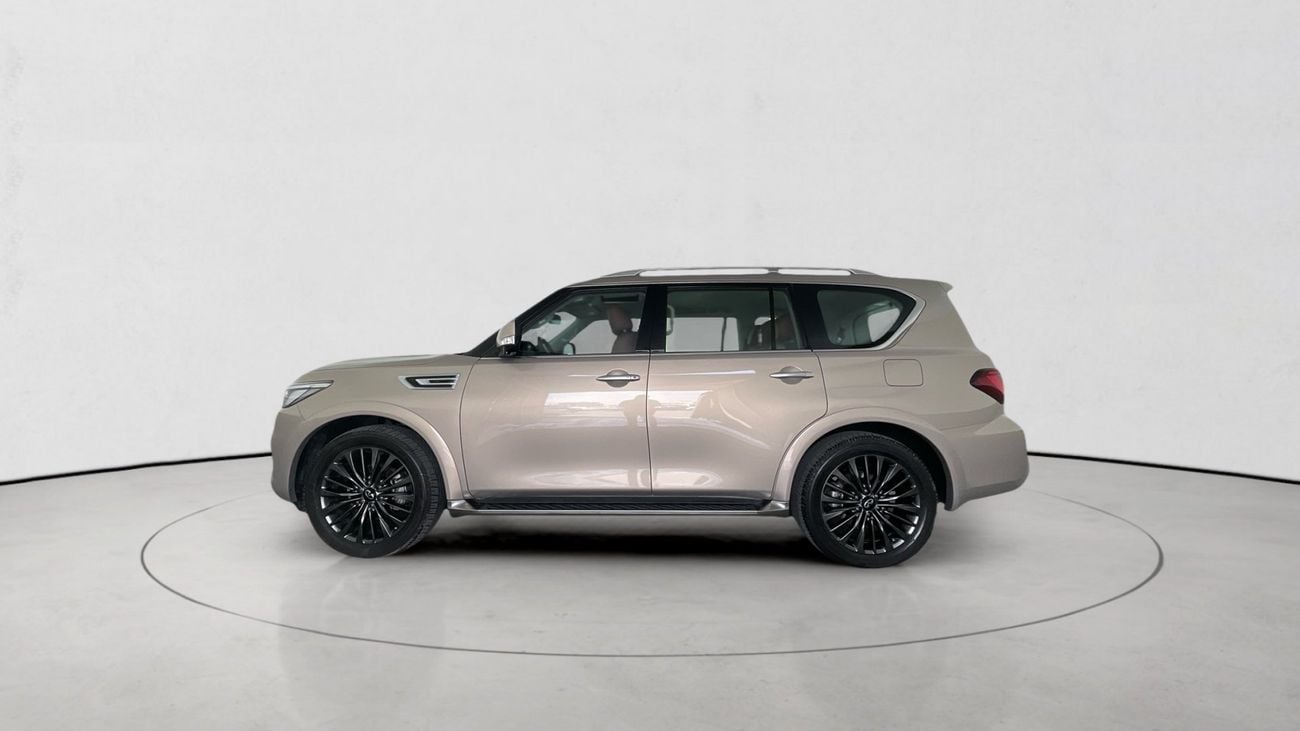 إنفينيتي QX80 5.6 SENSORY AUTO 4WD 8 SEATS | شامل الضمان | 0 ﺪﻔﻋﺓ ﺃﻮﻟﻯ