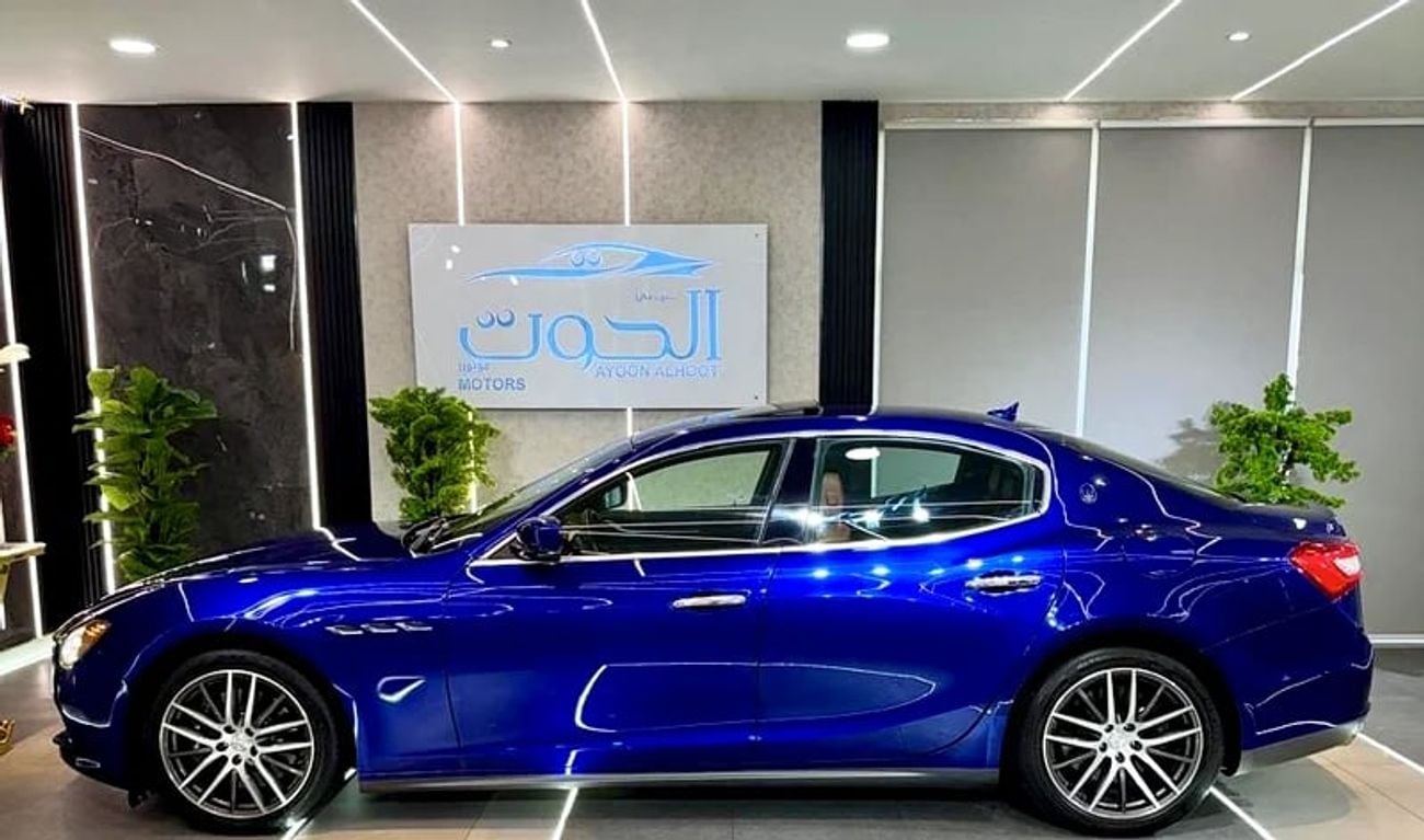 Maserati Ghibli S 3.0L AMAZING BLUE COLOR SQ4 V6 || GCC || FREE ACCIDENT || HIGHEST CATEGORY || LOW MILEAGE