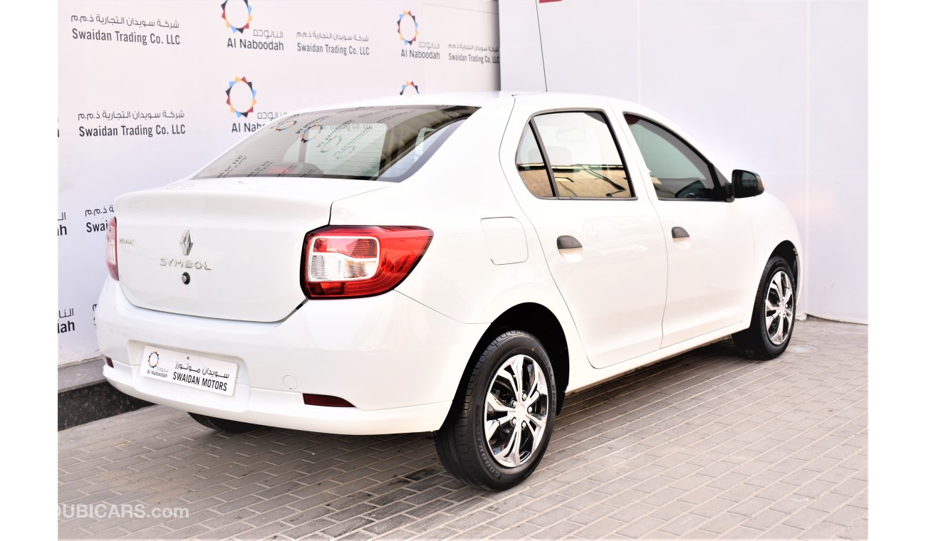 رينو سيمبول 1.6L PE 2017 GCC SPECS DEALER WARRANTY