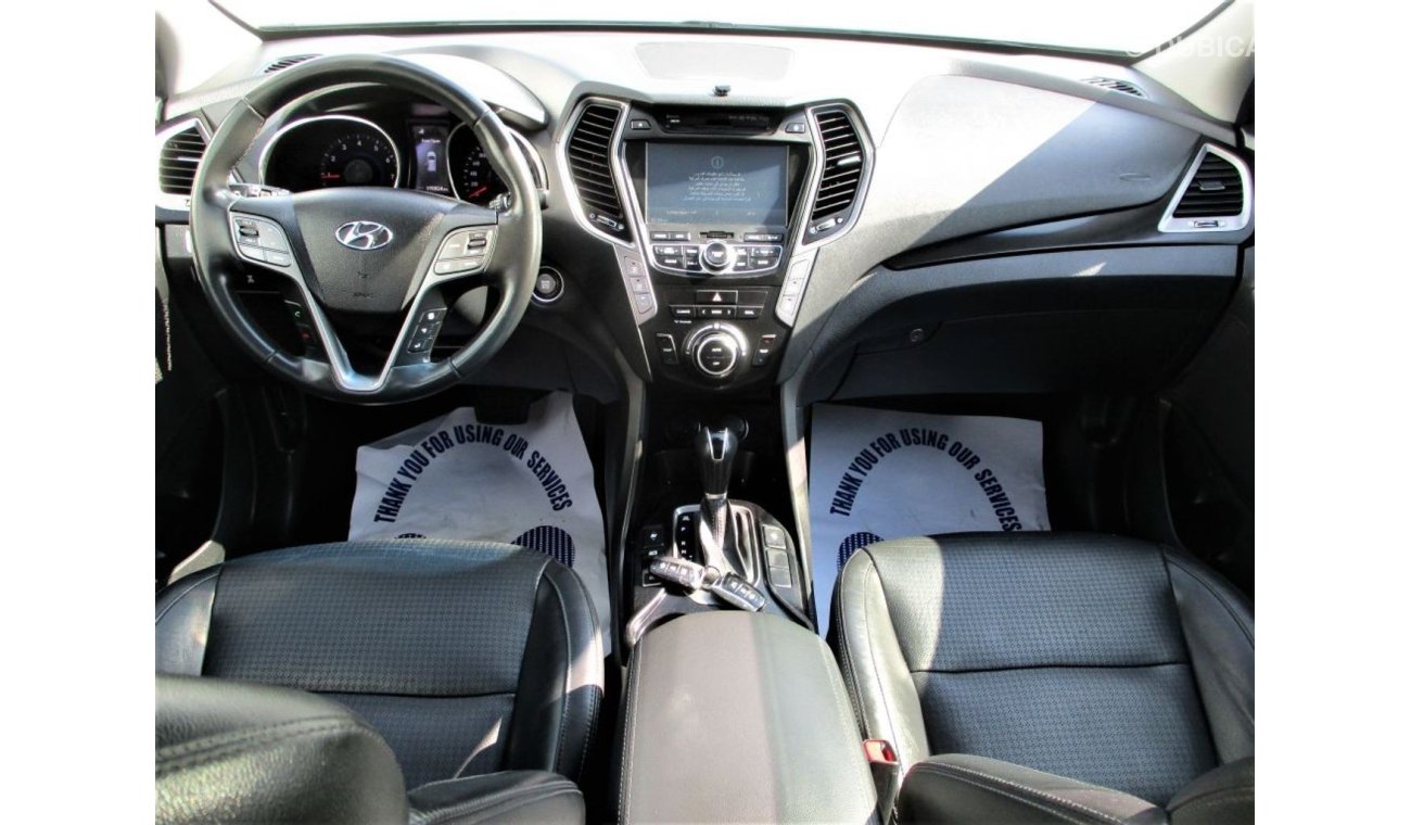 Hyundai Santa Fe HYUNDAI SANTAFEE 2014 FULL OPTIONS PANORAMIC ,LEATHER 4X4 ACCIDENT FREE GULF SPACE