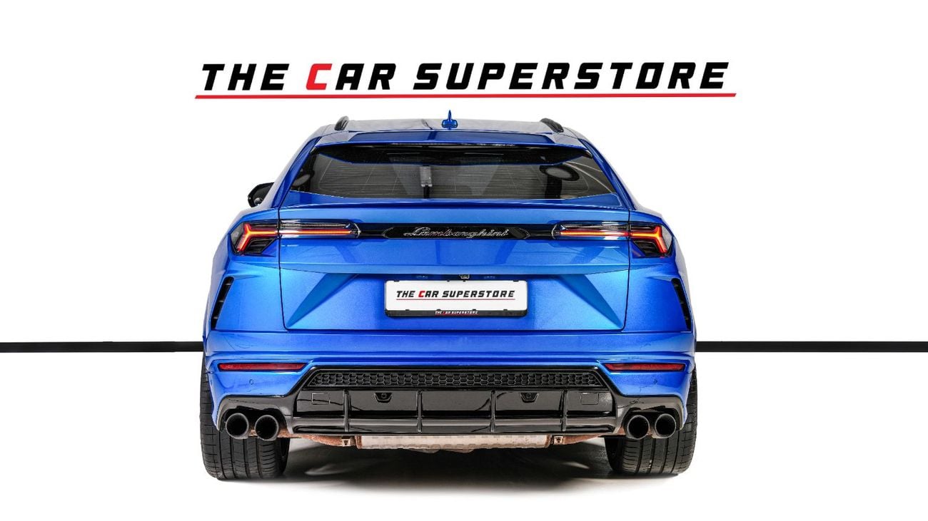 Lamborghini Urus STD 4.0T V8 Blue Eleos-Lamborghini Warranty-Full Carbon Fiber Interior-Bi-Colour Leather