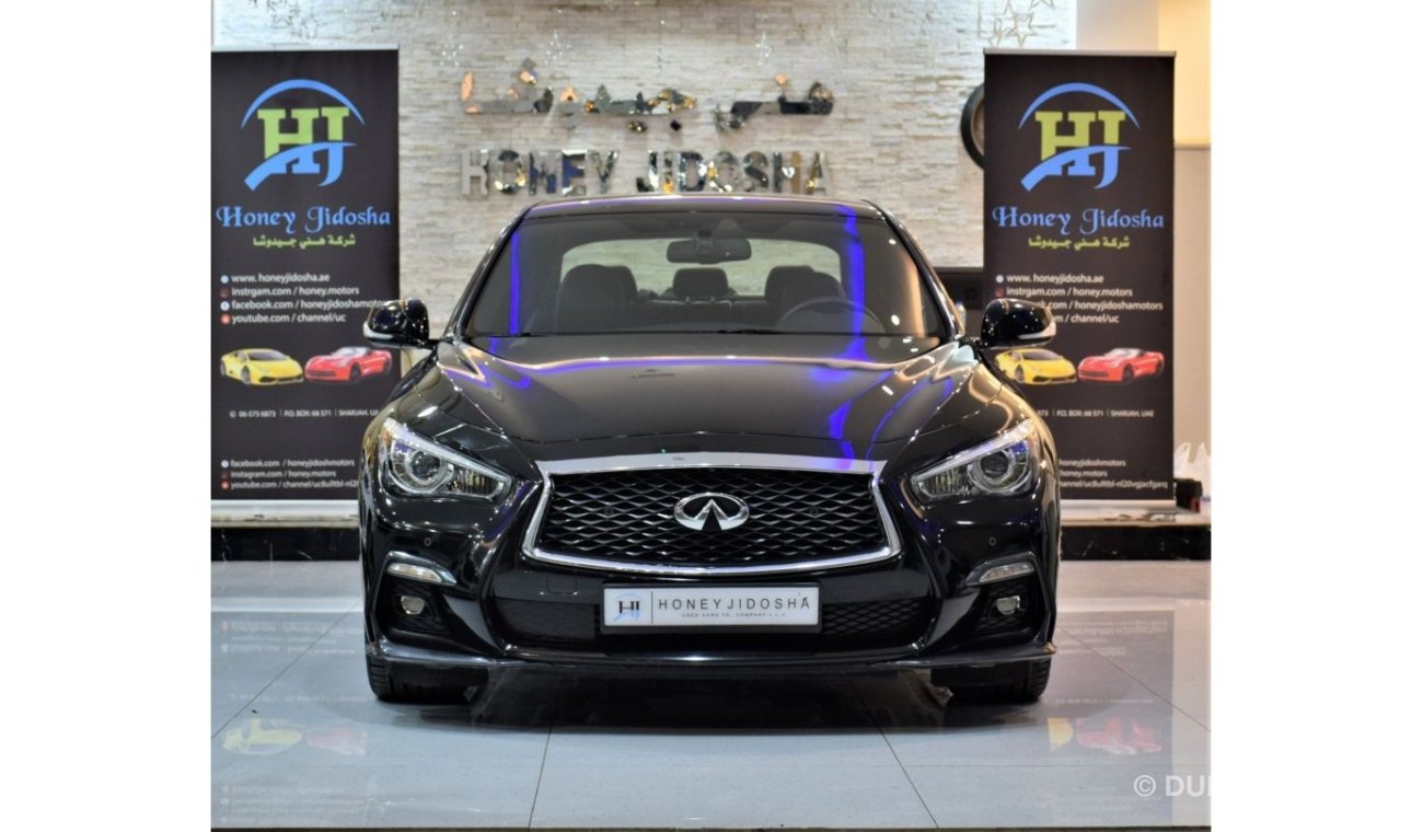 إنفينيتي Q50 EXCELLENT DEAL for our Infiniti Q50s Red Sport 3.0t 400HP 2018 Model!! in Black Color! GCC Specs