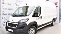 Peugeot Boxer 2.2L L4 H3 DIESEL 2019 GCC SPECS AGENCY WARRANTY UP TO 2024 OR 100,000KM