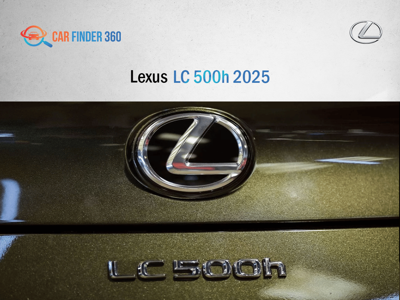 لكزس LC500h Lexus LC 500h 2025 (Export only )