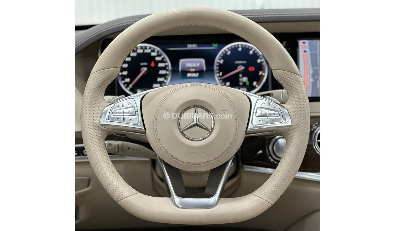 Mercedes-Benz S 500 High 2017 Mercedes Benz S500 5 Buttons, Warranty, Full Mercedes Service History, Full Options, GCC