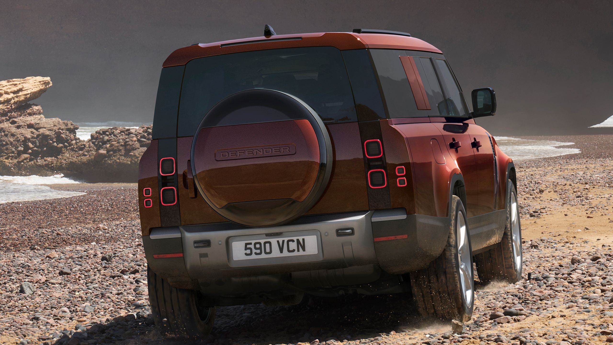 Land Rover Defender exterior - Rear Right Angled