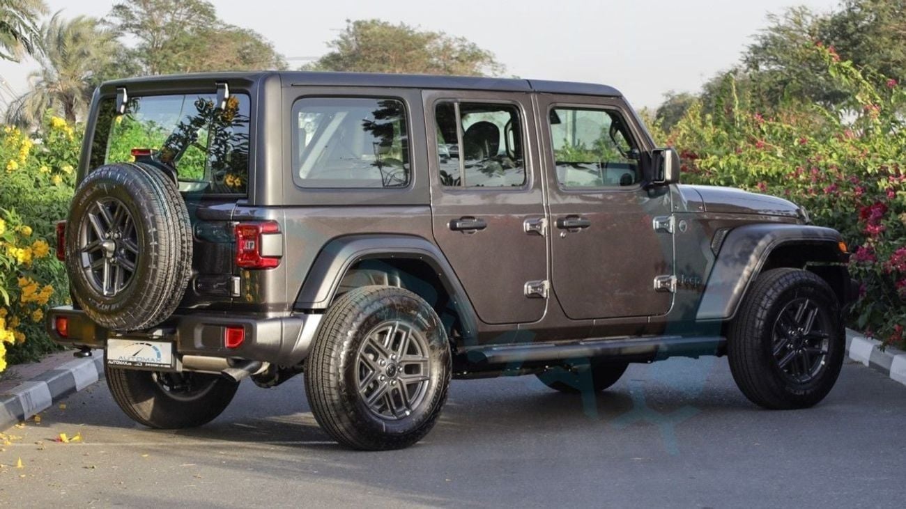 جيب رانجلر Unlimited Sport S I4 2.0T 2025 GCC 0Km With 3 Years Or 100,000Km Warranty