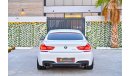 BMW 650i | 2,114 P.M (4 years) | 0% Downpayment | Full Option | Exceptional Condition