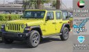 Jeep Wrangler Unlimited Sport Plus V6 3.6L , 2023 GCC , 0Km , With 3 Years or 60K Km Warranty @Official Dealer Exterior view