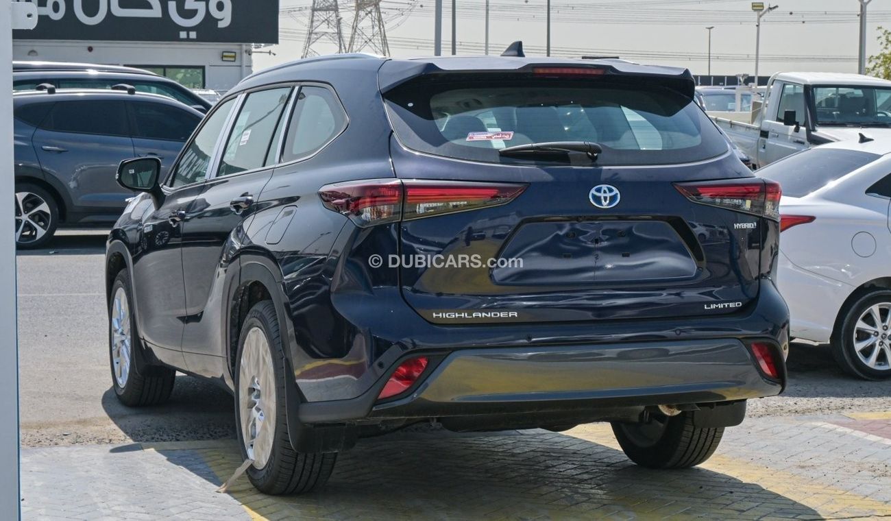 Toyota Highlander Hybrid Limited dark blue