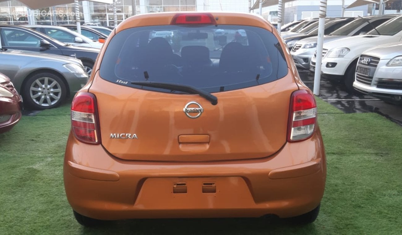 Nissan Micra GCC - orange color in silver - in excellent condition, do not need any expenses