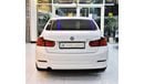 BMW 316i AMAZING BMW 316i 2013 Model!! in White Color! GCC Specs