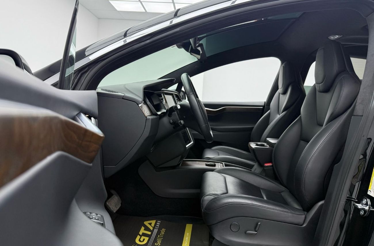 تسلا موديل اكس Long Range (AWD) 2018 Tesla Model X 100D, 2026 Tesla Warranty, Pilot Seats, Excellent Condition, GCC