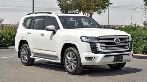 Toyota Land Cruiser ECT0076 - Toyota Land Cruiser VX - 3.5L Petrol - White/Black (Rear Seat Entertainment, Leather Seats