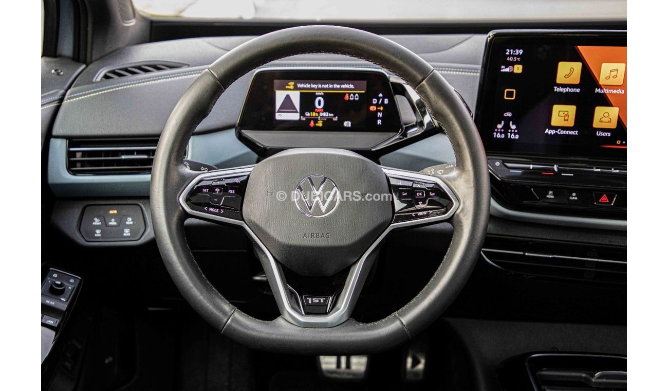 Volkswagen ID.4 2020 Volkswagen ID4 X Pro FP 20" W/O HUD +360CM E AT- Blue inside black