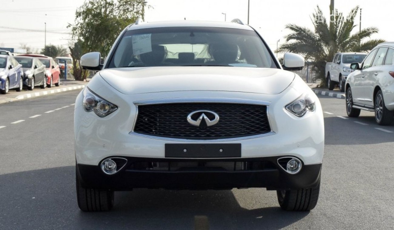 إنفينيتي QX70 Excellence 3.7L - V6 - with Warranty from Agency - GCC Specs - Zero KM