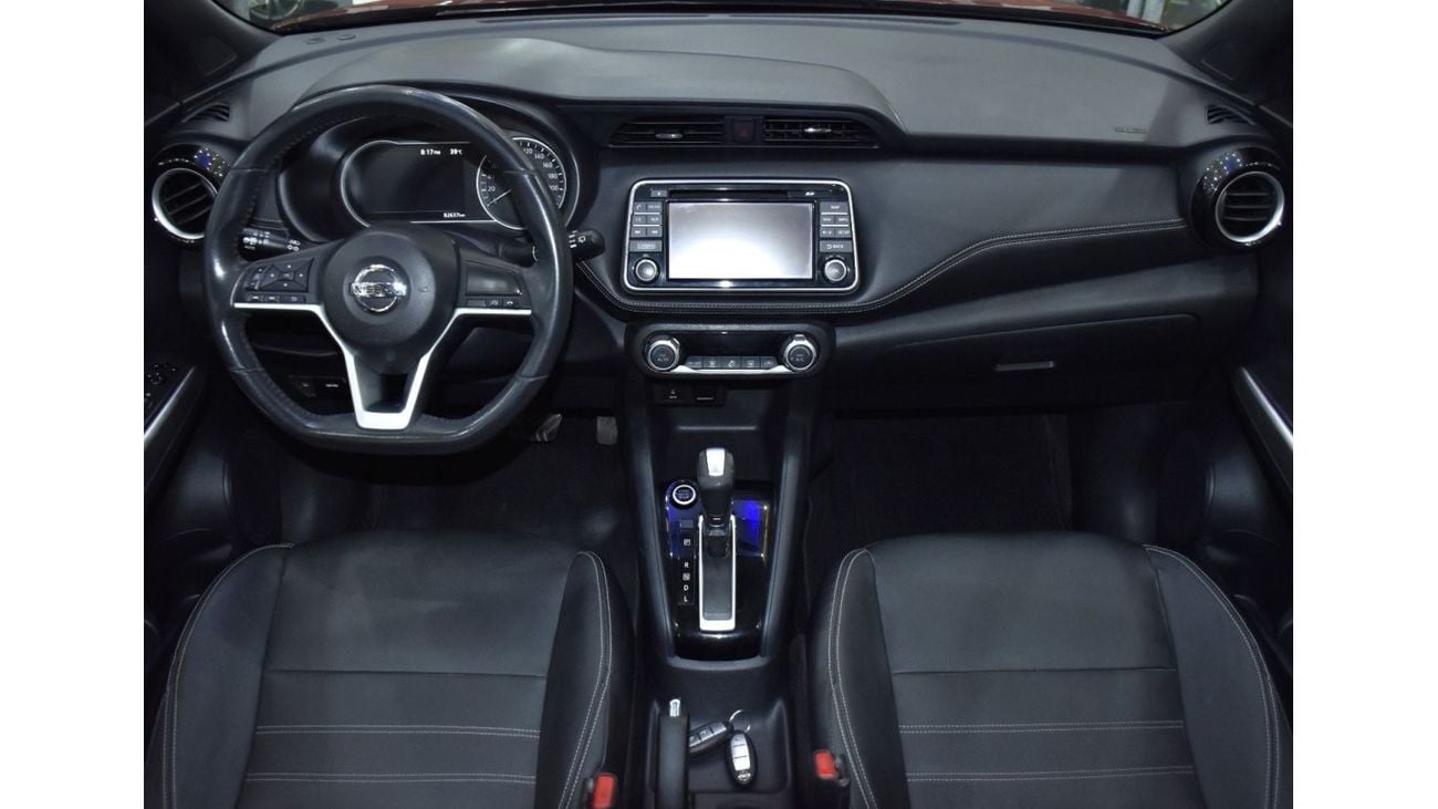 Nissan Kicks EXCELLENT DEAL for our Nissan Kicks ( 2017 Model ) in Red Color GCC Specs