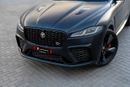 جاكوار F بيس SVR F-Pace SVR | 4,444 P.M | 0% Downpayment | Jaguar Warranty + S/Contract!