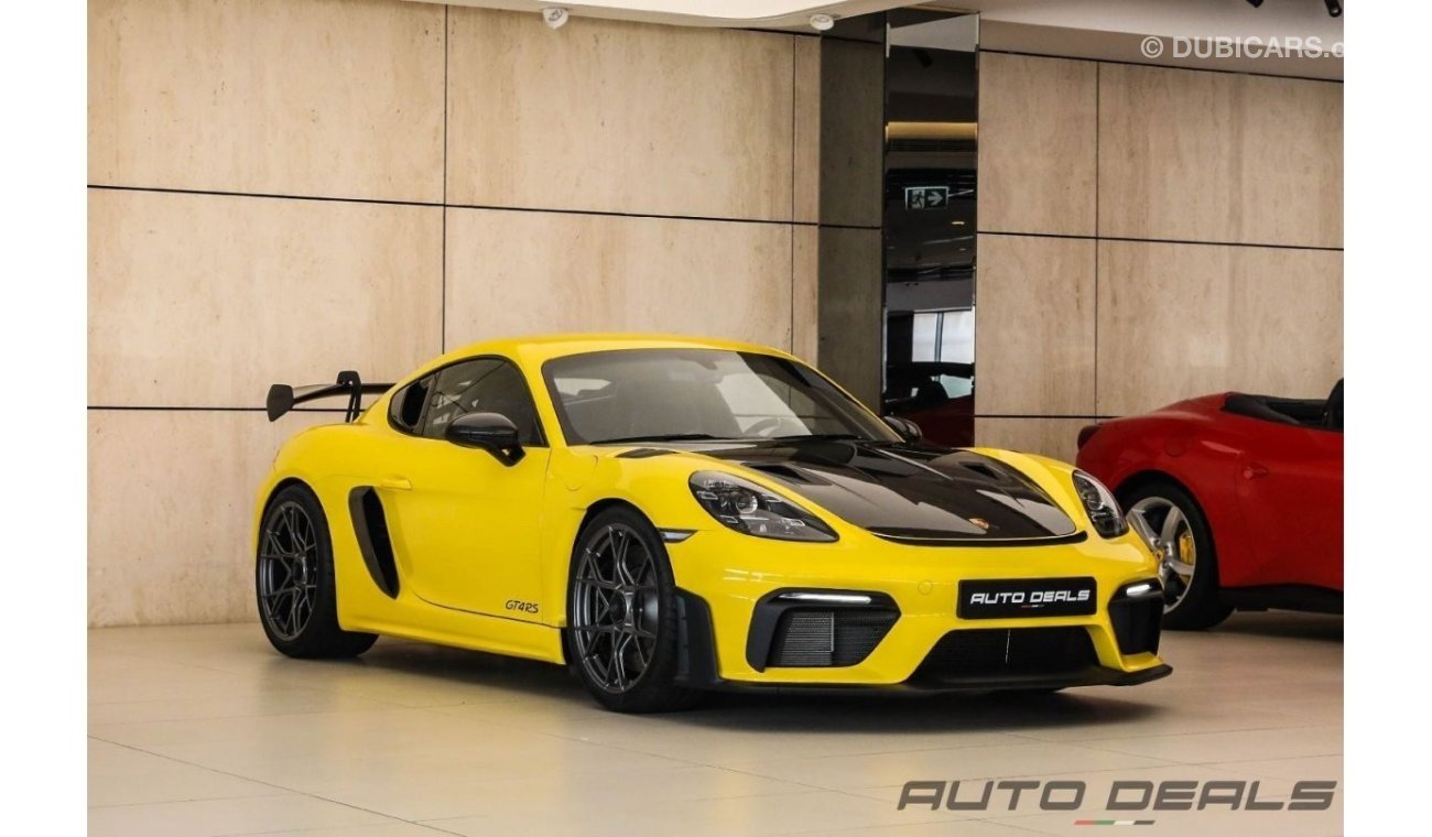 Porsche Cayman GT4 Porsche 718 Cayman GT4 RS Weissach RS | 2023 - GCC - Warranty Available | 4.0L F6