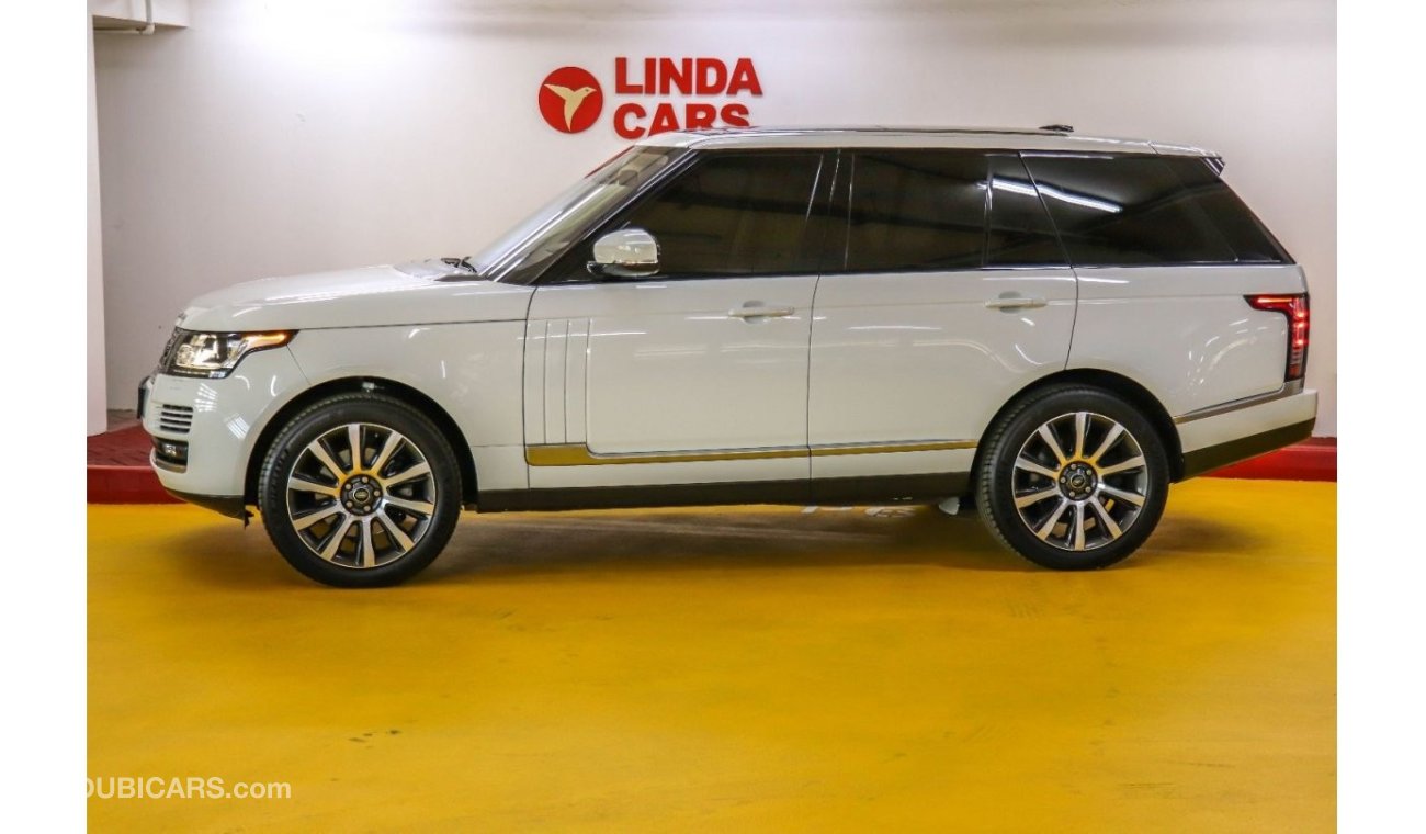 لاند روفر رانج روفر فوج HSE Range Rover Vogue HSE V8 2016 GCC under Warranty with Flexible Down-Payment.