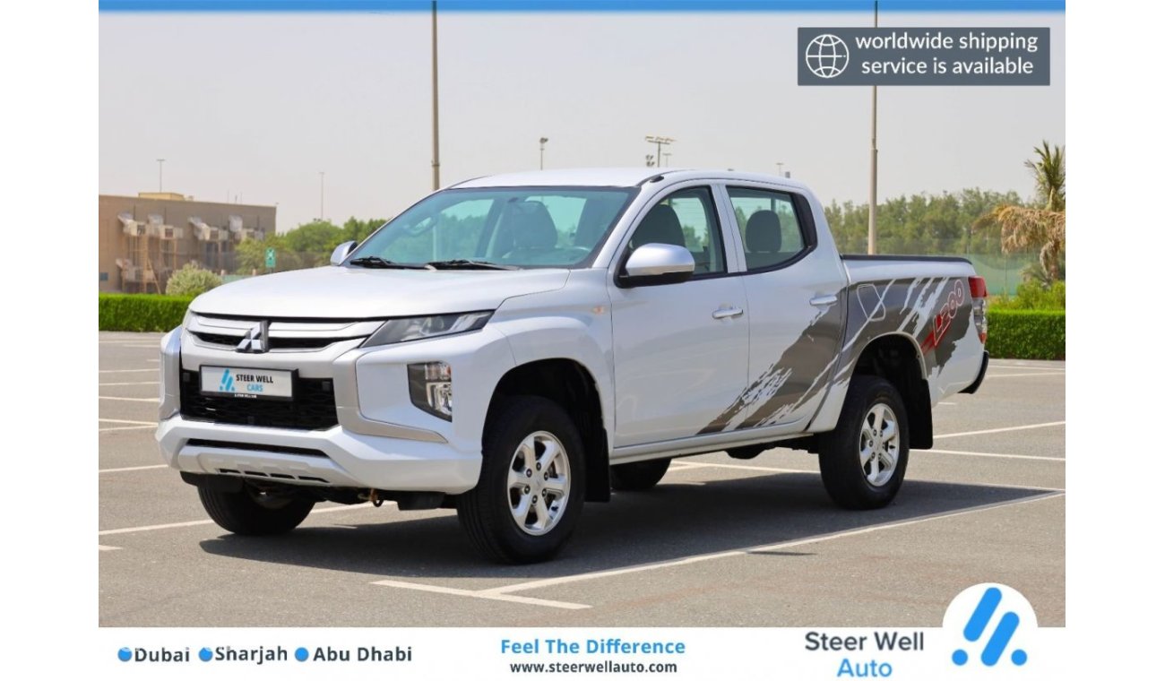 Mitsubishi L200 4x4 | Power Locks, Windows, Mirror | Petrol Engine | Excellent Condition | GCC