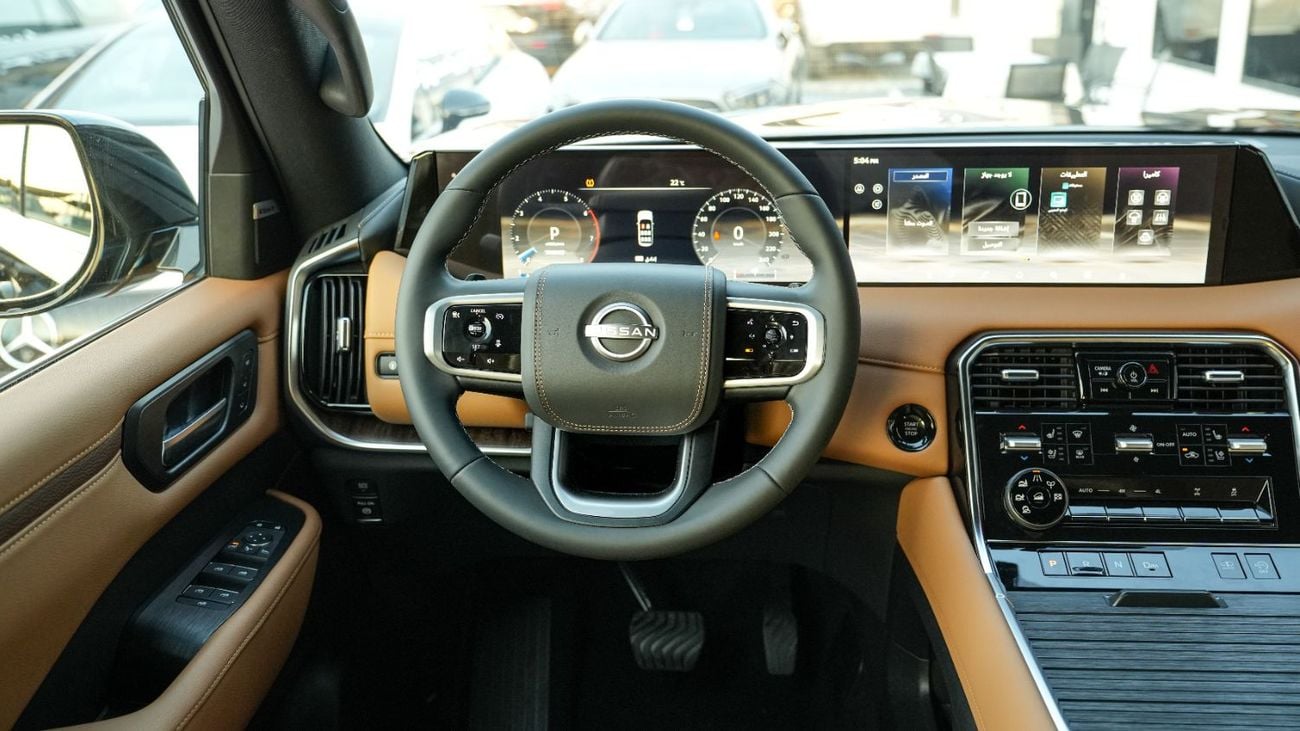 Nissan Patrol 3.5TT Twin-Turbo Platinum Black and Tan 2026 MY EXPORT PRICE