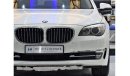 BMW 730Li EXCELLENT DEAL for our BMW 730Li ( 2013 Model! ) in White Color! GCC Specs