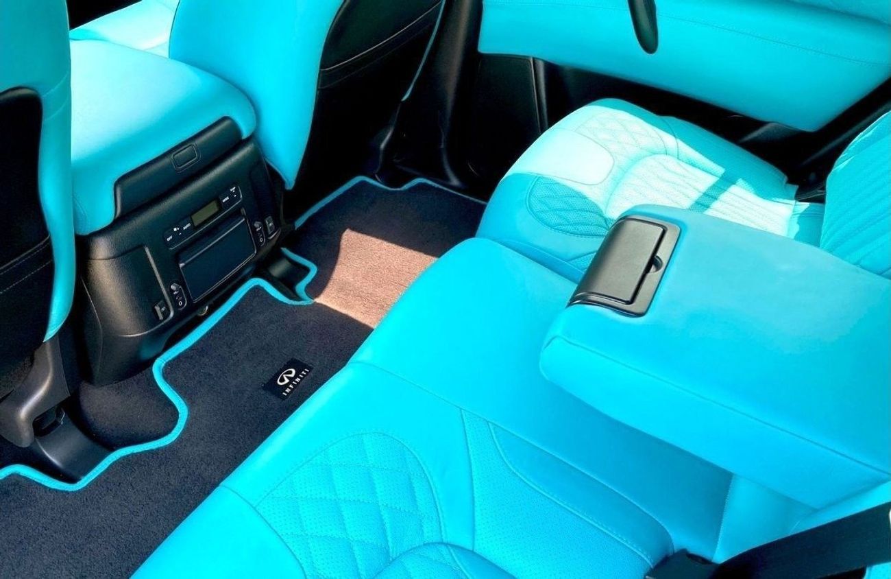 إنفينيتي QX80 GCC 2019 Nardo Grey Unique Interior Design by MBS