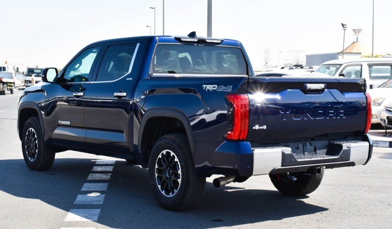 Toyota Tundra Brand New Toyota Tundra TUN35-LTDH-TRD 3.5L Petrol | Blue/Grey-Silver| 2023 | For Export Only