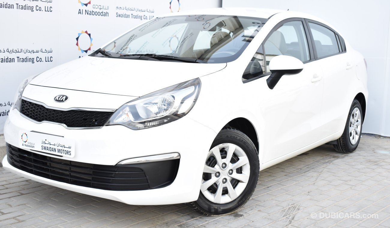 كيا ريو 1.4L EX SEDAN 2016 MODEL GCC SPECS