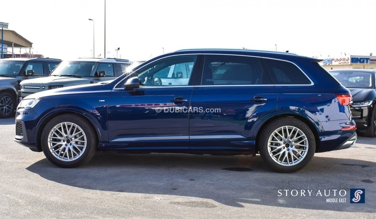 أودي Q7 55 TFSI MHEV Quattro S line V6 3.0L Aut. (For Local Sales plus 10% for Customs & VAT)
