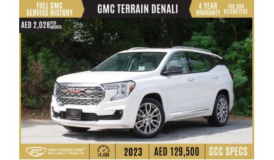 GMC Terrain AED 2,028/month 2023 GMC TERRAIN | DENALI | WARRANTY: VALID 01-06-2028 OR 100,000KM | G57887