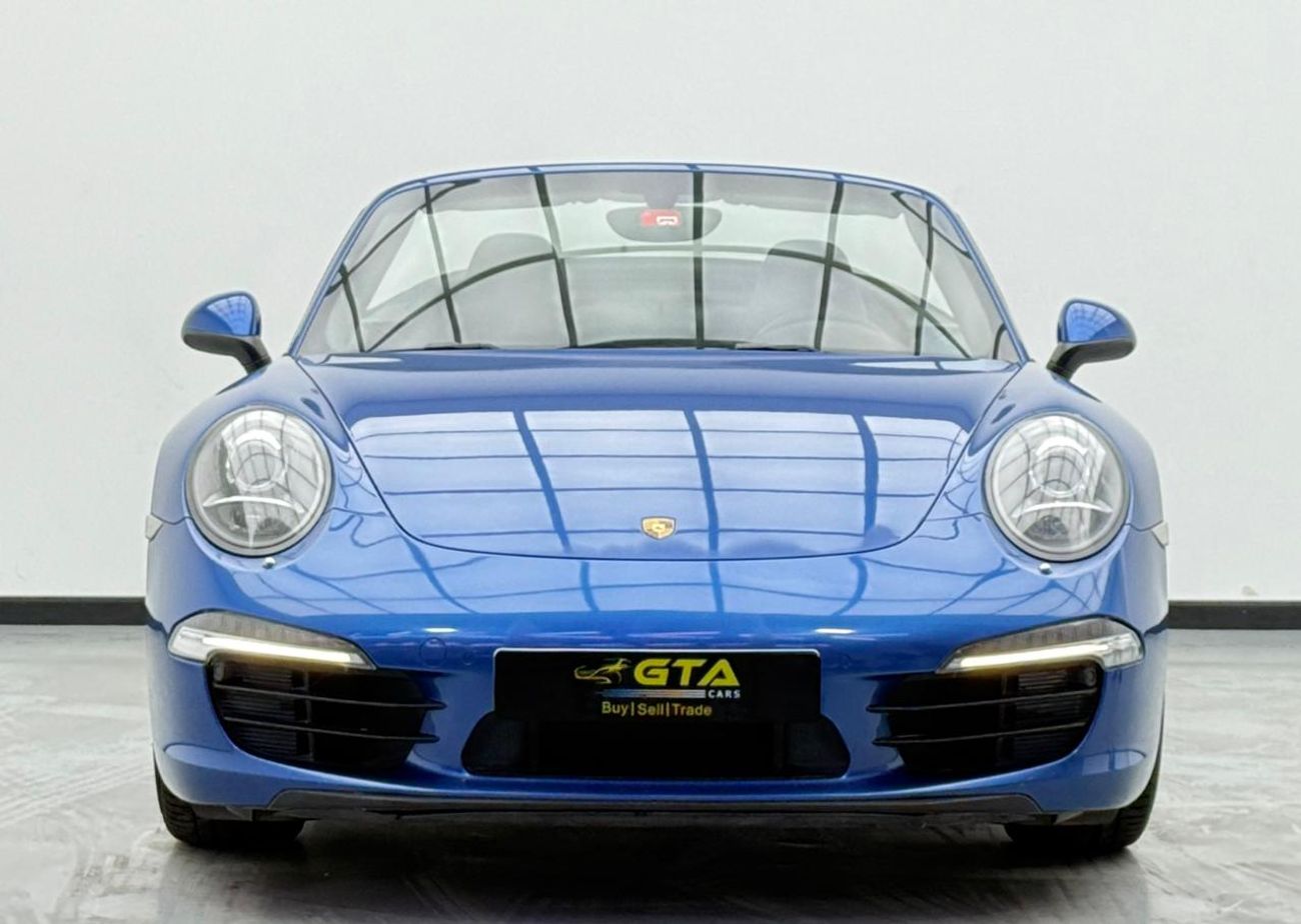 Porsche 911 Carrera 3.4L Convertible 2015 Porsche 911 Carrera, Service History, Excellent Condition, GCC