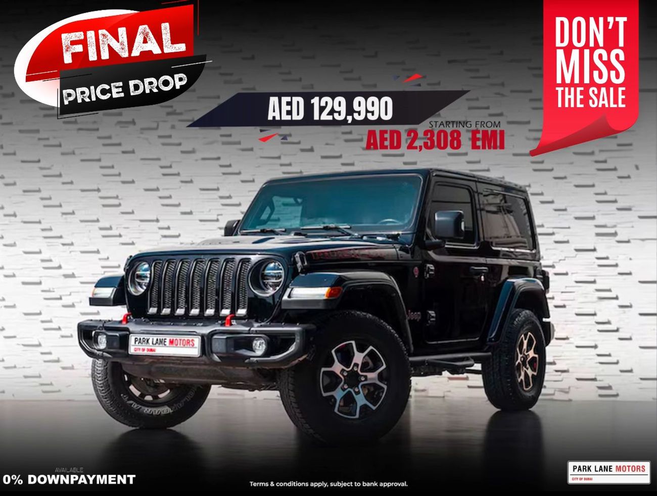 جيب رانجلر Rubicon 3.6L A/T (4 Seater)