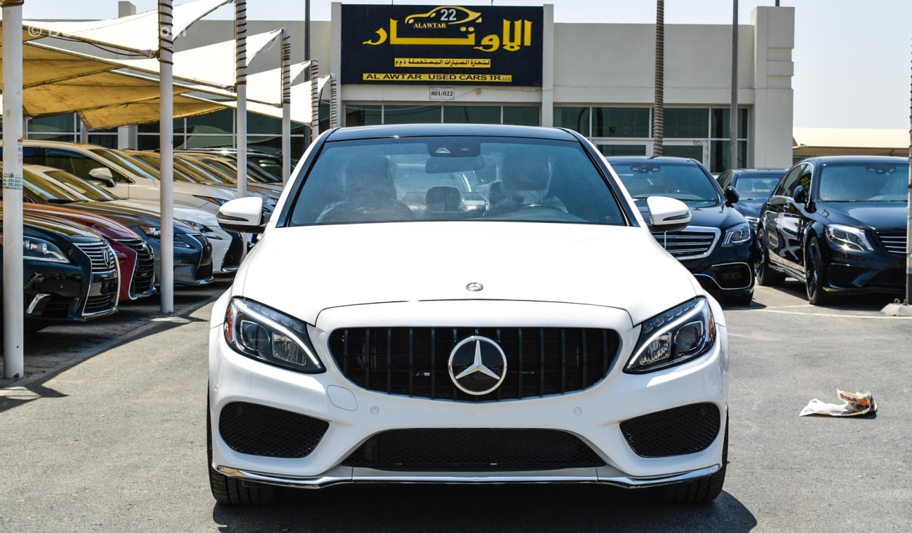 مرسيدس بنز C 300 AMG Kit، ضمان شامل مجاني لمدة سنة علي جميع السيارات