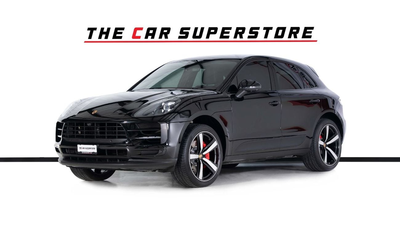 Porsche Macan S 3.0L (340 HP) Black On Black-21 Inch Rims-Red Brake Calipers-Low Mileage