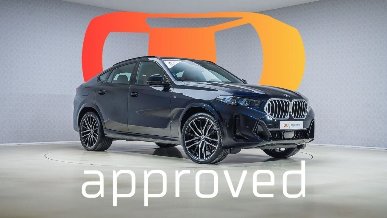 BMW X6 xDrive40i M Sport | AED 5,125 PM | Warranty Jan-2027 | GCC