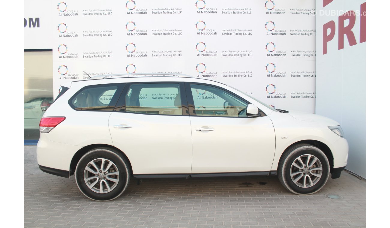 نيسان باثفايندر 3.5L V6 2015 S AWD GCC DEALER WARRANTY FREE INSURANCE